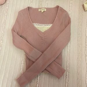 LA Hearts Pink Long sleeve